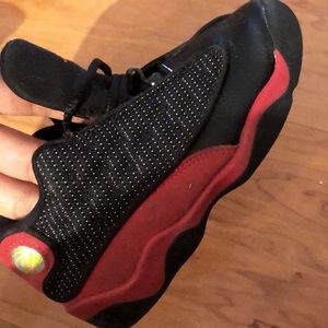 Jordans black and red